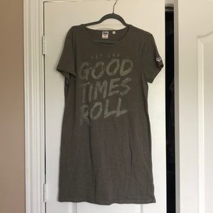 Let the Good Times Roll T-shirt dress